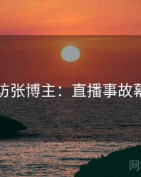 吃瓜专访张博主：直播事故幕后故事
