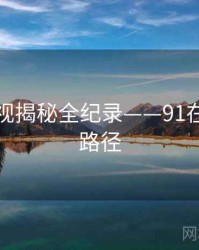 最新影视揭秘全纪录——91在线传播路径