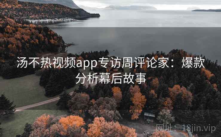 汤不热视频app专访周评论家：爆款分析幕后故事